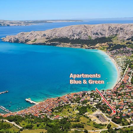 Apartments Blue And Green With Balcony Baška Buitenkant foto